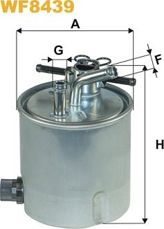 WIX Filters WF8439 - Filtre à carburant cwaw.fr