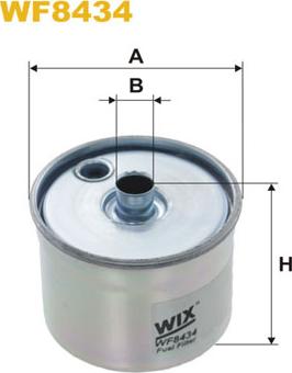 WIX Filters WF8434 - Filtre à carburant cwaw.fr