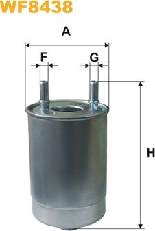 WIX Filters WF8438 - Filtre à carburant cwaw.fr