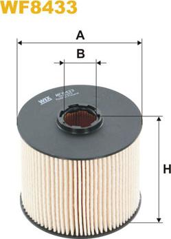 WIX Filters WF8433 - Filtre à carburant cwaw.fr