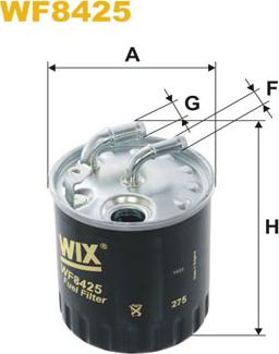 WIX Filters WF8425 - Filtre à carburant cwaw.fr