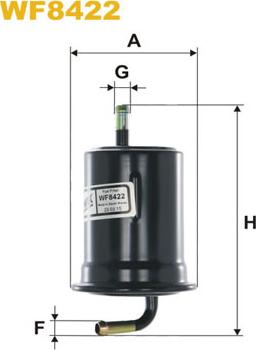 WIX Filters WF8422 - Filtre à carburant cwaw.fr