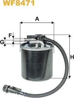 WIX Filters WF8471 - Filtre à carburant cwaw.fr