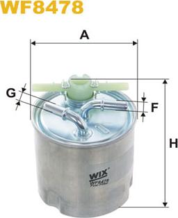 WIX Filters WF8478 - Filtre à carburant cwaw.fr