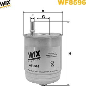 WIX Filters WF8596 - Filtre à carburant cwaw.fr