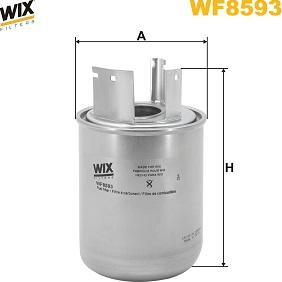 WIX Filters WF8593 - Filtre à carburant cwaw.fr