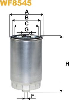 WIX Filters WF8545 - Filtre à carburant cwaw.fr