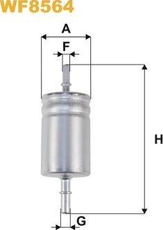 WIX Filters WF8564 - Filtre à carburant cwaw.fr