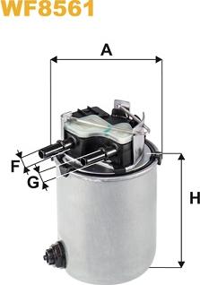 WIX Filters WF8561 - Filtre à carburant cwaw.fr