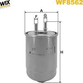 WIX Filters WF8562 - Filtre à carburant cwaw.fr