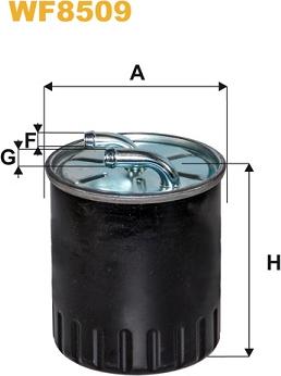 WIX Filters WF8509 - Filtre à carburant cwaw.fr