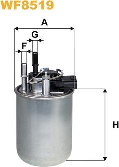 WIX Filters WF8519 - Filtre à carburant cwaw.fr