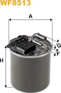 WIX Filters WF8513 - Filtre à carburant cwaw.fr