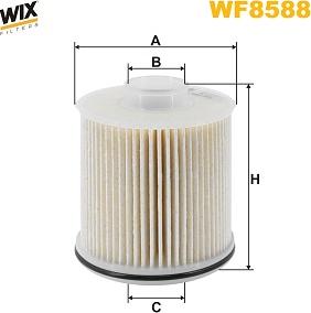 WIX Filters WF8588 - Filtre à carburant cwaw.fr