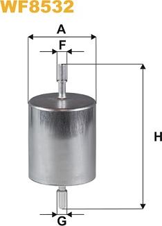 WIX Filters WF8532 - Filtre à carburant cwaw.fr