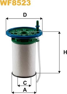 WIX Filters WF8523 - Filtre à carburant cwaw.fr