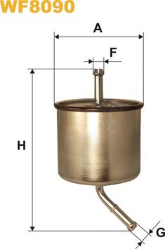 WIX Filters WF8090 - Filtre à carburant cwaw.fr