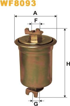 WIX Filters WF8093 - Filtre à carburant cwaw.fr