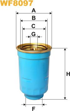 WIX Filters WF8097 - Filtre à carburant cwaw.fr