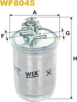 WIX Filters WF8045 - Filtre à carburant cwaw.fr