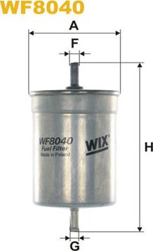 WIX Filters WF8040 - Filtre à carburant cwaw.fr