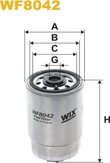 WIX Filters WF8042 - Filtre à carburant cwaw.fr