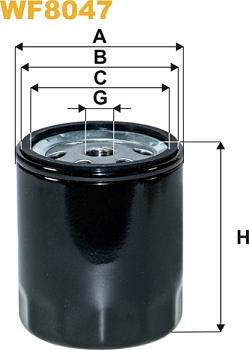 WIX Filters WF8047 - Filtre à carburant cwaw.fr