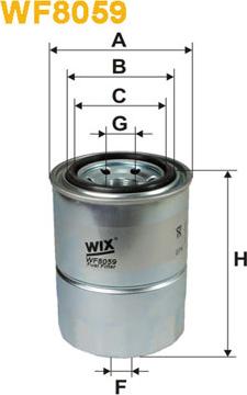 WIX Filters WF8059 - Filtre à carburant cwaw.fr