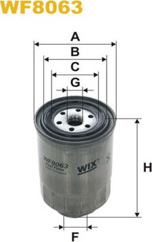 WIX Filters WF8063 - Filtre à carburant cwaw.fr