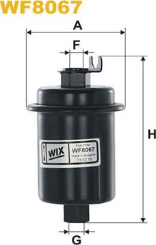 WIX Filters WF8067 - Filtre à carburant cwaw.fr