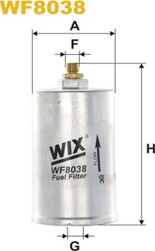 WIX Filters WF8038 - Filtre à carburant cwaw.fr