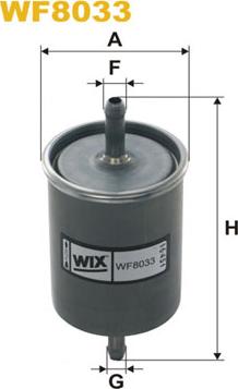 WIX Filters WF8033 - Filtre à carburant cwaw.fr