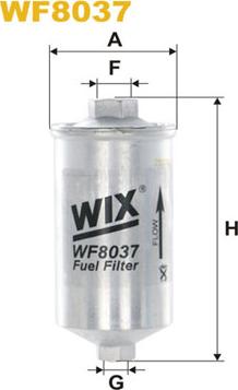 WIX Filters WF8037 - Filtre à carburant cwaw.fr