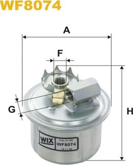 WIX Filters WF8074 - Filtre à carburant cwaw.fr