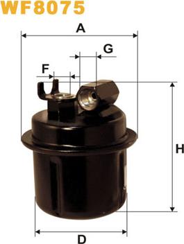 WIX Filters WF8075 - Filtre à carburant cwaw.fr