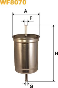 WIX Filters WF8070 - Filtre à carburant cwaw.fr