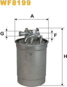 WIX Filters WF8199 - Filtre à carburant cwaw.fr