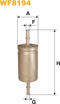 WIX Filters WF8194 - Filtre à carburant cwaw.fr