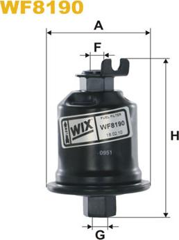 WIX Filters WF8190 - Filtre à carburant cwaw.fr