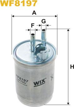 WIX Filters WF8197 - Filtre à carburant cwaw.fr