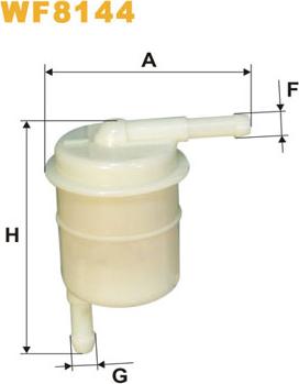 WIX Filters WF8144 - Filtre à carburant cwaw.fr