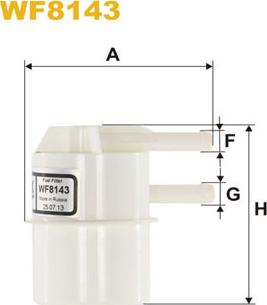 WIX Filters WF8143 - Filtre à carburant cwaw.fr