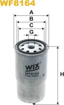 WIX Filters WF8164 - Filtre à carburant cwaw.fr