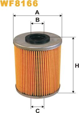 WIX Filters WF8166 - Filtre à carburant cwaw.fr