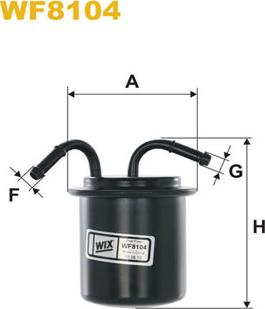 WIX Filters WF8104 - Filtre à carburant cwaw.fr