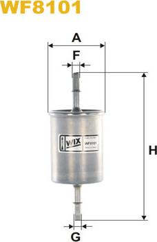 WIX Filters WF8101 - Filtre à carburant cwaw.fr