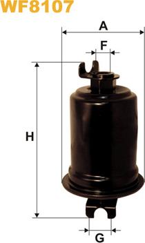 WIX Filters WF8107 - Filtre à carburant cwaw.fr