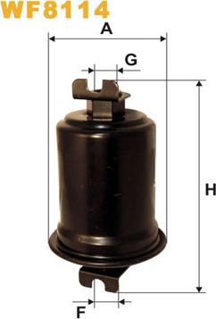 WIX Filters WF8114 - Filtre à carburant cwaw.fr