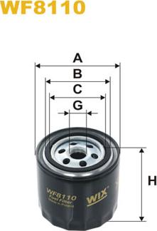 WIX Filters WF8110 - Filtre à carburant cwaw.fr