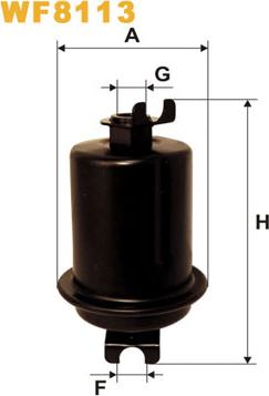 WIX Filters WF8113 - Filtre à carburant cwaw.fr